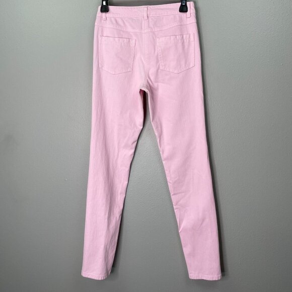 J. Mclaughlin‎ Pink Skinny Jeans Womens 0 Denim 27x31 Ankle - Picture 4 of 9